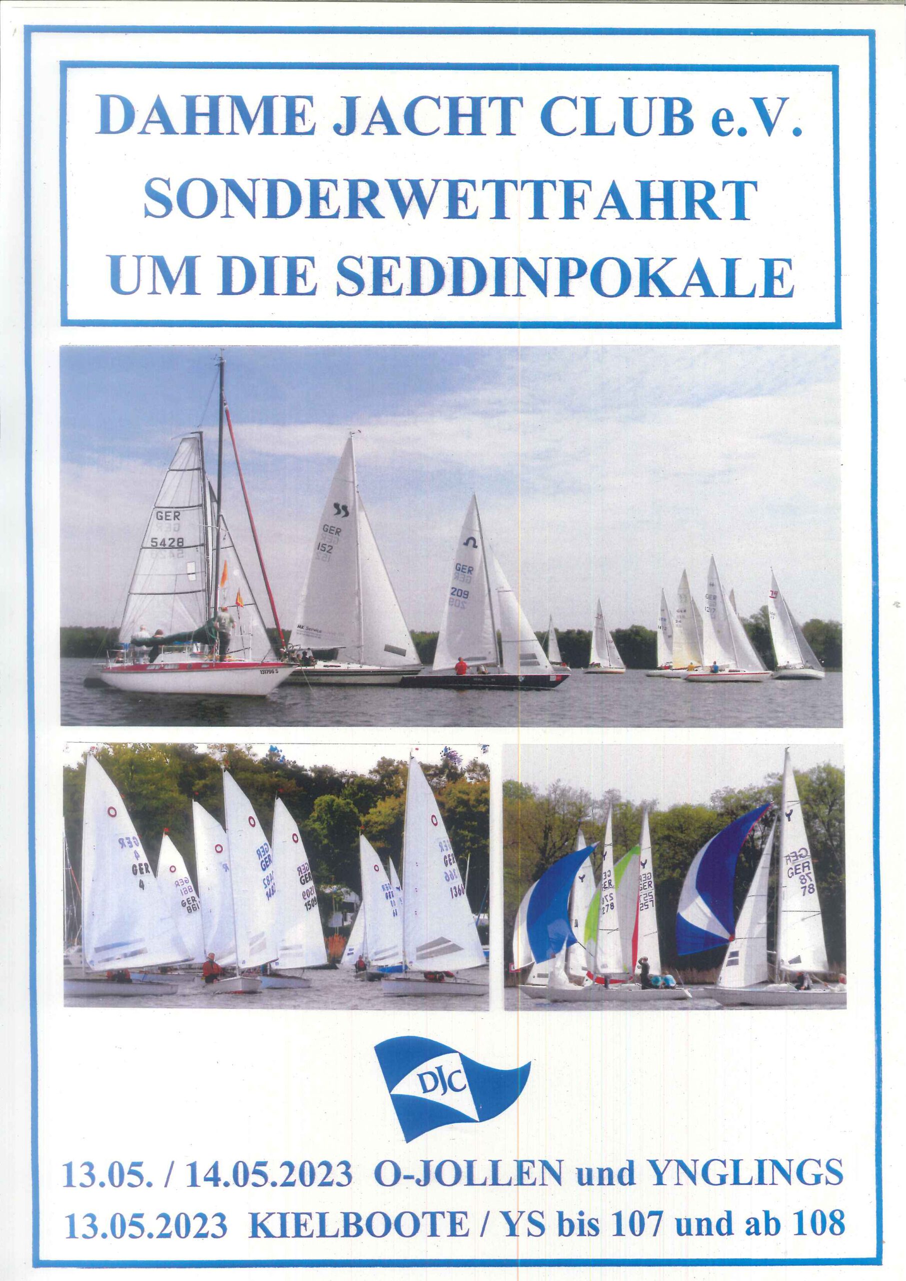 Plakat Sonderwettfahrt 2023